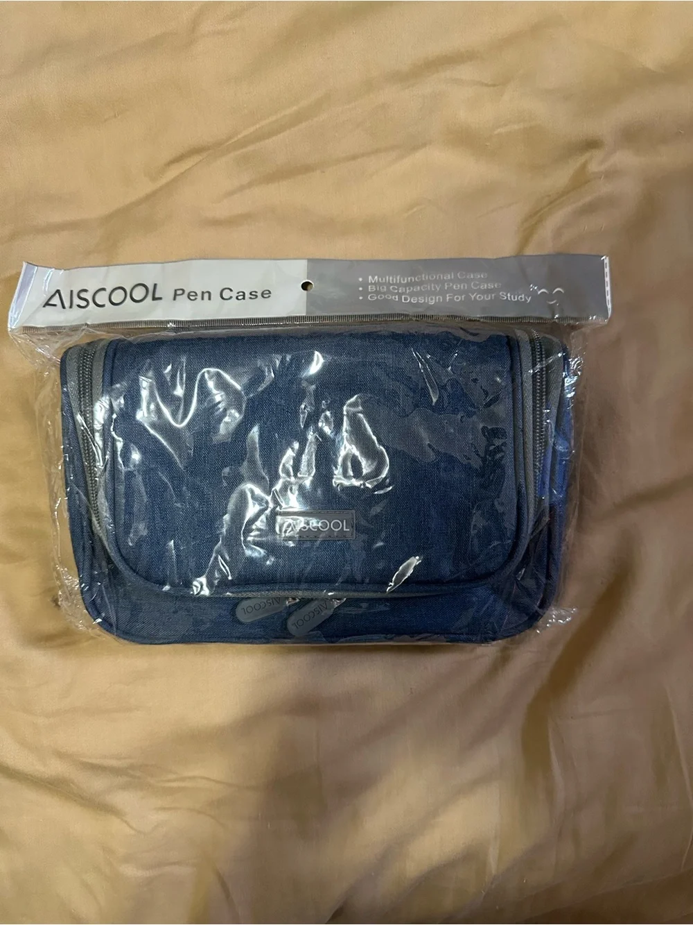 NWT Aiscool Blue Pencil, Pen, Stationary Case Organizer for School or Office